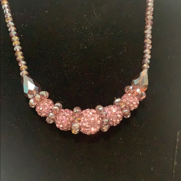 Plum Australian Crystal Jewelry Set - Picture 2 of 4